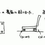 150台のノートパソコンの裏に、高さ調節として