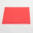 透明カラーゴム板【100mm角/厚さ1mm】赤