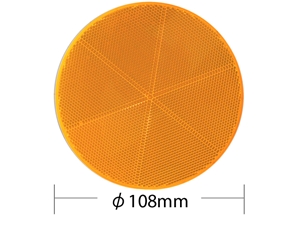 WAKI　反射リフレクター　φ108mm 〈オレンジ〉