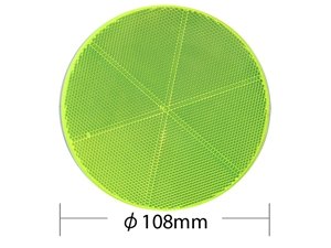 WAKI　反射リフレクター　φ108mm 〈ライム〉