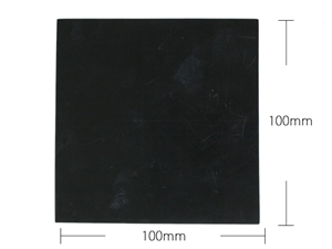 天然ゴムシート【100mm角・厚さ0.5mm】GS-01