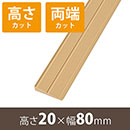 安心スロープゆるやか20 高さ20mm×長さ800mm【高さ+両端カット】