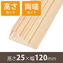 安心スロープゆるやか削除型25 高さ25mm×長さ800mm【高さ+両端カット】