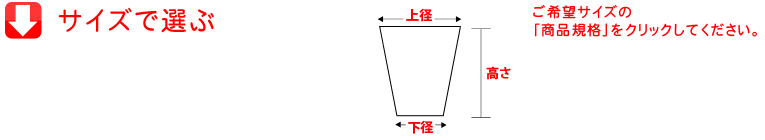 ゴム栓をサイズで選ぶ