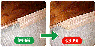 コーナー用で横からの段差も解消